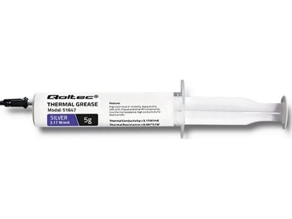Qoltec 51647 - Termisk pasta - silver