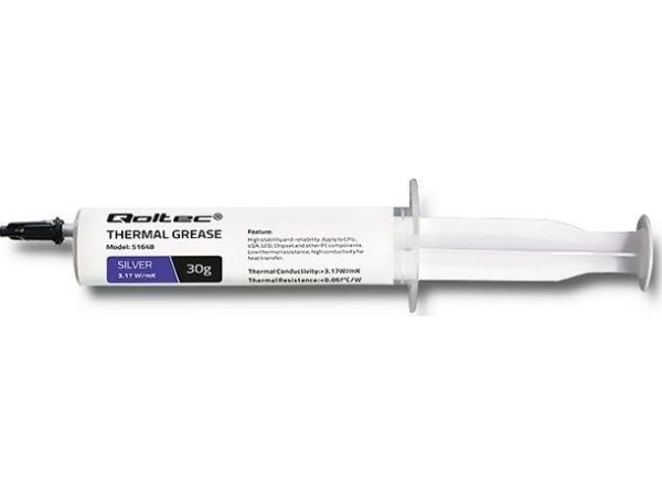 Qoltec 51648 - Termisk pasta - silver