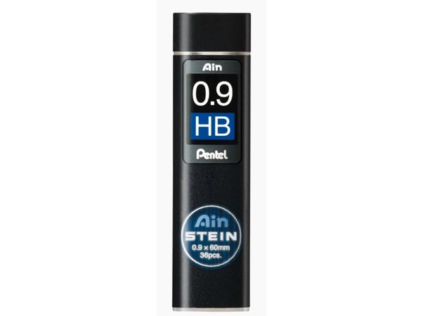 Stivere pentel ain stein høy polymer, hb, 0,9 mm, kasse med 36 stk.