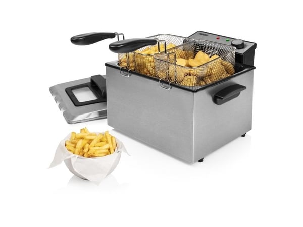 Princess 185000, Frityrkoker, 5 l, 1000 kg, 190 °C, 7 person(er), Dobbel