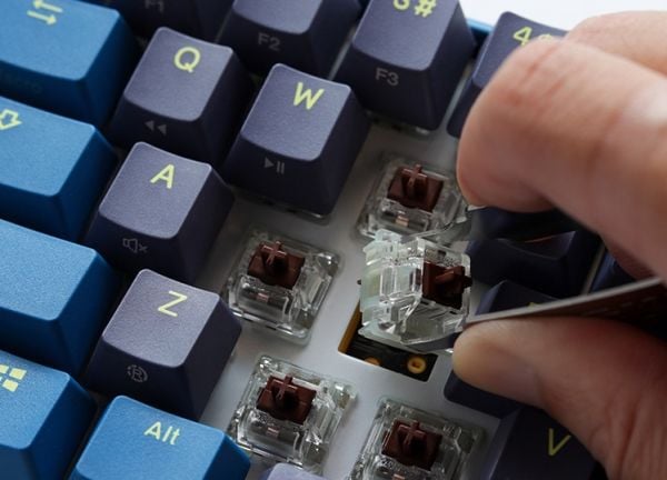 Ducky One 3 Mini DayBreak - Tastatur - bakgrunnsbelyst - USB - tastsvitsj: CHERRY MX