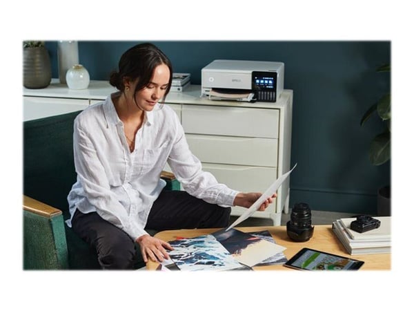 Epson EcoTank L8160 - Multifunksjonsskriver - farge - ink-jet - A4/Letter (medie) - opp til 16 spm (trykking) - 100 ark - USB, LAN, USB-vert, Wi-Fi...