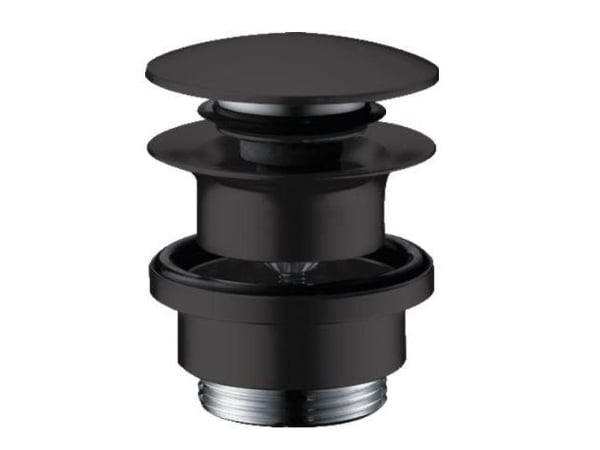 hansGrohe Push-Open bundventil 1 1/4", mat sort