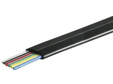 Goobay 93306, 100 m, musta, Tasainen, Polyvinyylikloridi (PVC), 1 kpl, Kela