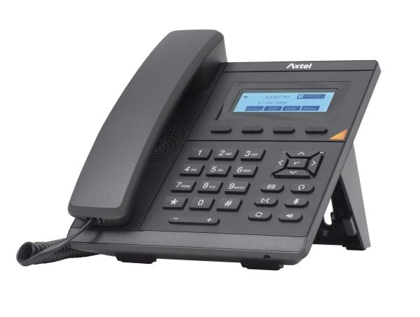 Axtel AX-200 - Anrops-ID VoIP-telefon - 5-veis ringefunksjon - SIP, SIP v2, SRTP, ZRTP, RTCP-XR, VQ-RTCPXR