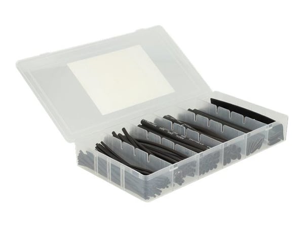 Delock - Värmekrympslangar - 10 cm - svart (paket om 100)