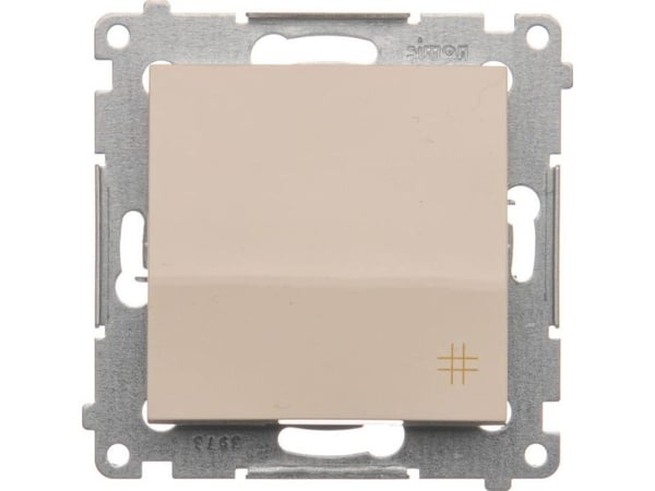 Kontakt-Simon DW7A.01/41, Muovi, Valkoinen, IP20, IP44, 250 V, 16 A, 75 mm