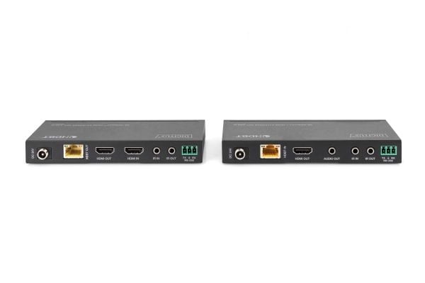 DIGITUS DS-55508 - Sender og mottaker - video/lyd/infrarød/seriell-utvider - HDMI, HDBaseT - over CAT 5e/6/7/8 - opp til 150 m