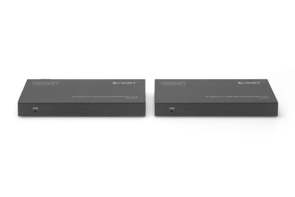 DIGITUS DS-55512 - Sender og mottaker - video/lyd/infrarød/USB-utvider - HDMI, HDBaseT - over CAT 5e/6/6a/7/8 - opp til 70 m