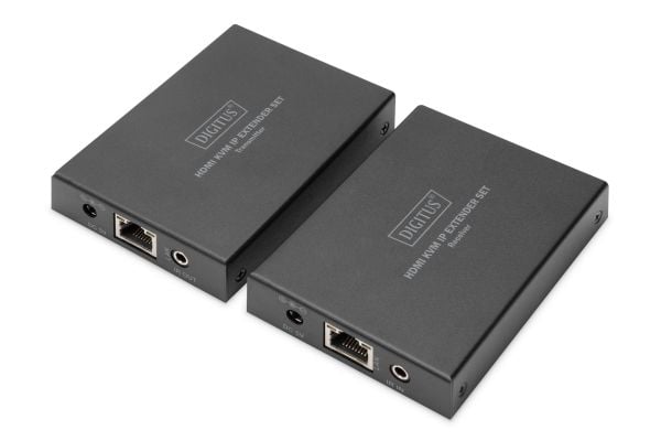 DIGITUS DS-55507 - Sender og mottaker - video/lyd/infrarød-utvider - HDMI - over CAT 5e/6/6a/7 - opp til 150 m