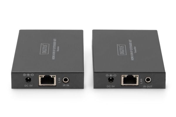 DIGITUS DS-55507 - Sender og mottaker - video/lyd/infrarød-utvider - HDMI - over CAT 5e/6/6a/7 - opp til 150 m