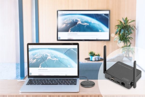 DIGITUS DS-55322 - Trådløs video/lyd-utvider - sender - 802.11a, 802.11b/g/n, Wi-Fi 5 - opp til 50 m