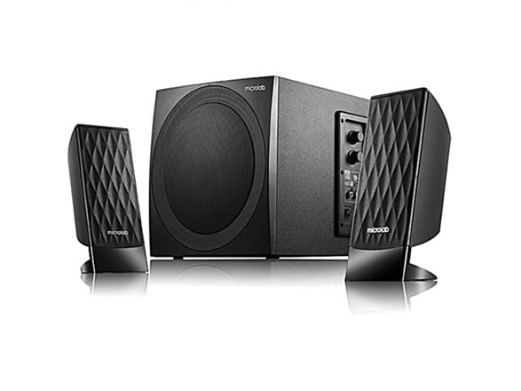 Microlab M-300, 2.1 kanaler, Koblet med ledninger (ikke trådløs), 38 W, 40 - 20000 Hz, Sort