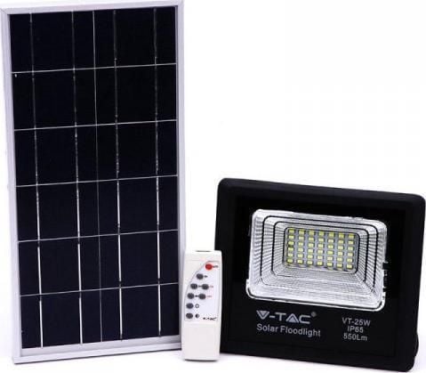 V-TAC VT-25W, Sort, IP65, Aluminium, 1 ms, 5 m, 12 W