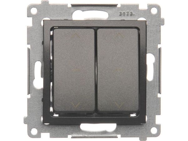 Kontakt-Simon DZW2.01/48, Plast, Anthracit, IP20, 250 V, 10 A, 75 mm