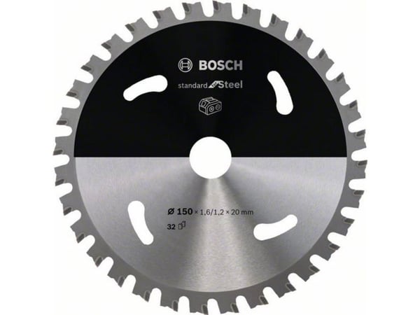 Bosch RUNDSAVKLINGE ACCU STD STÅL 150X20MM 32 T