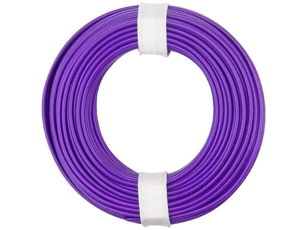 Donau Elektronik 150-016 Johdin 1 x 0,50 mm² Violetti 10 m