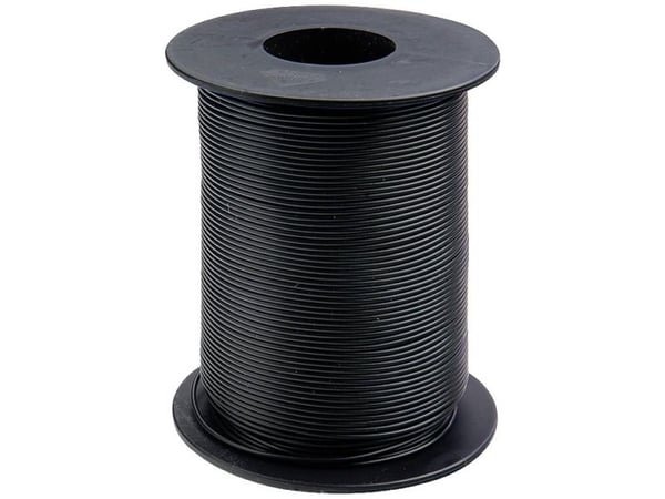 Donau Elektronik 125-S25-1 kabel 1 x 0,25 mm² svart, 25 m