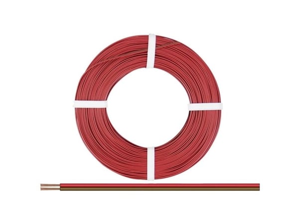 Donau Elektronik 275-08-25 tråd 2 x 0,75 mm² rödbrun 25 m