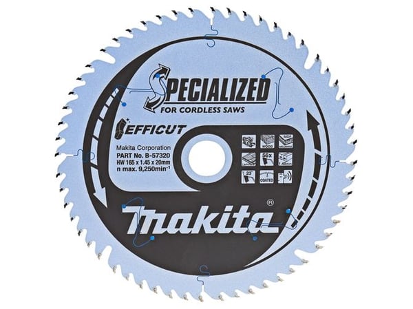 Makita Specialized - Cirkelsågblad - för metall, rostfritt stål, stål - 150 mm - 60 tänder - för LXT DCS553Z, DCS553ZJ