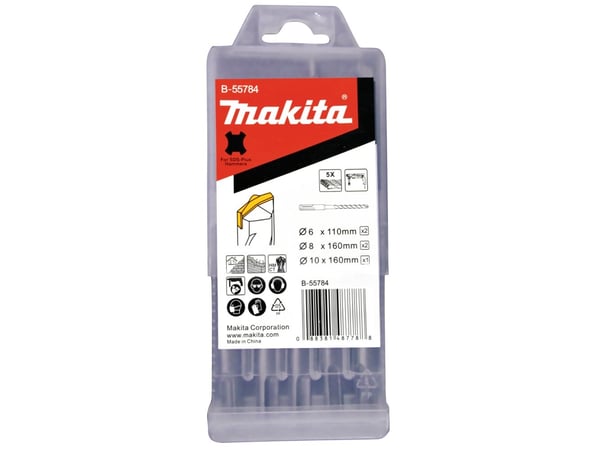 Makita B-55784, Poranteräsetti, SDS Plus
