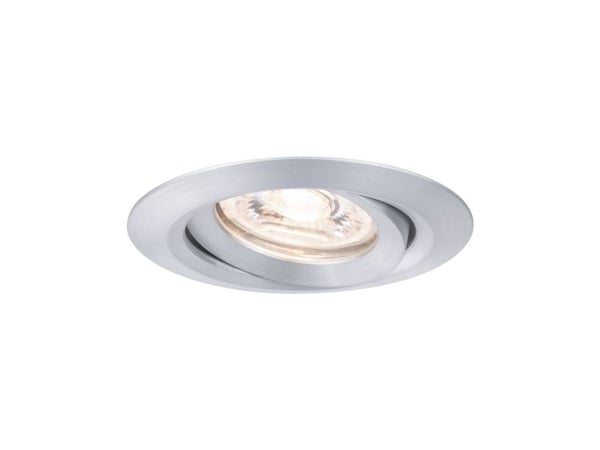 Paulmann 942.96, Innsunket spotlight, Ikke-utskiftbare pærer, 1 ampuller, LED, 2700 K, Aluminium