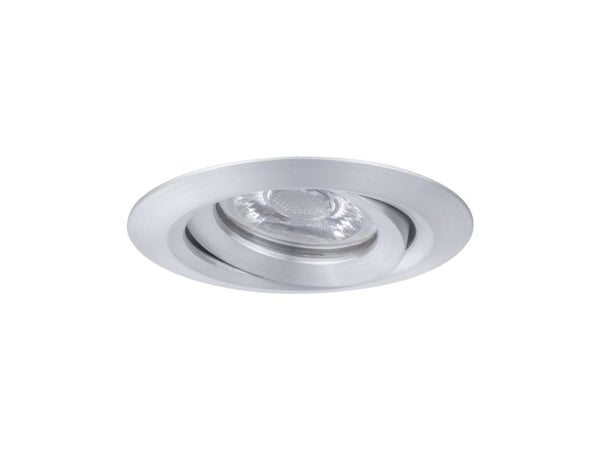 Paulmann 942.96, Innsunket spotlight, Ikke-utskiftbare pærer, 1 ampuller, LED, 2700 K, Aluminium