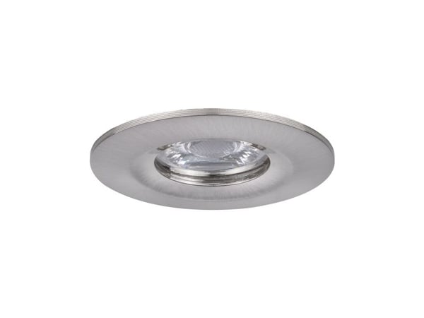 Paulmann 943.00, Innsunket spotlight, Ikke-utskiftbare pærer, 1 ampuller, LED, 2700 K, Børstet jern