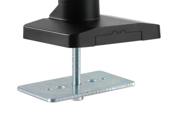 DIGITUS - Monteringssett (skrivebordsklemmemontering, 2 VESA-monteringsbøyler, 2 x svivelarmer) - for 2 LCD-skjermer / buet LCD-skjerm - gassfjær -...