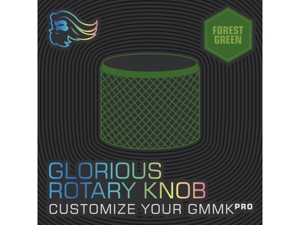 Glorious PC Gaming Race Rotary Knob, Tastaturdeksel, 14,5 mm, 1,8 cm, Grønn