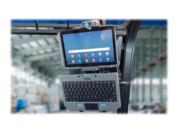 Gamber-Johnson Rugged Lite - Tastatur - med styreplate - USB - QWERTY - USA Gamber-Johnson Rugged Lite - Tastatur - med styreplate - USB - QWERTY - USA