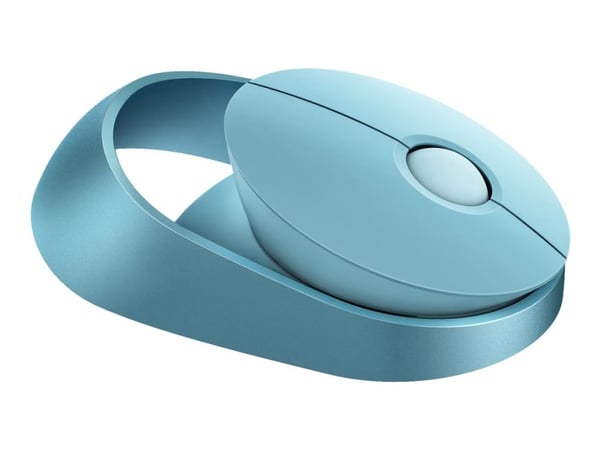 Rapoo Ralemo Air 1 - Mus - flerfunksjonsmodus - optisk - 3 knapper - trådløs - 2.4 GHz, Bluetooth 3.0, Bluetooth 5.0 - USB trådløs mottaker - blå