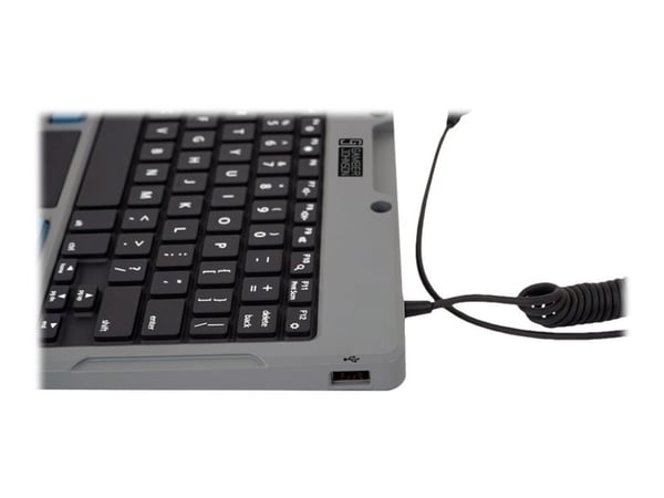 Gamber-Johnson Rugged Lite - Tastatur - med styreplate - USB - QWERTY - USA