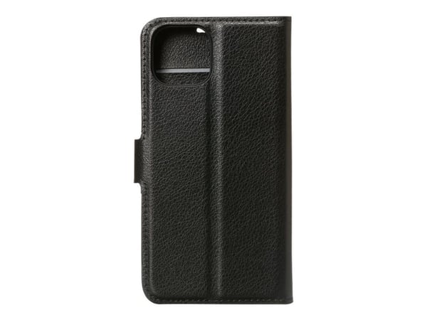 X-Shield - Lommebok for mobiltelefon - polyuretan - svart - for Apple iPhone 13