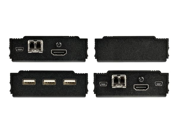Startech 4K HDMI KVM Extender over Fiber, HDMI Video & USB over Fiber, up to 984ft/300m (MultiMode), 10G MMF SFP+ modules, Remote KVM Switch/Consol...