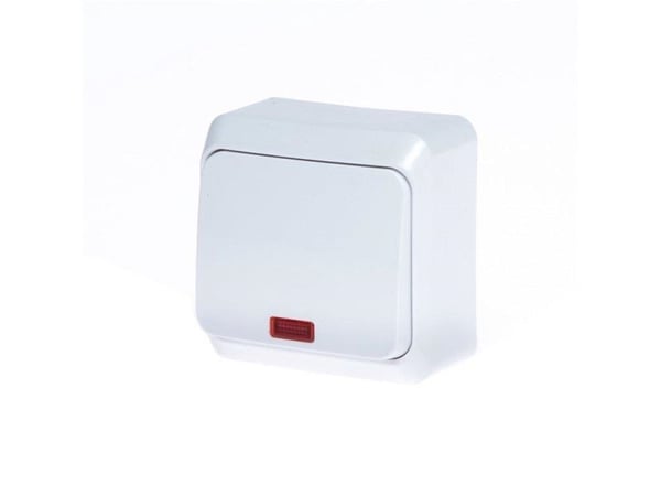 Schneider Electric Pintakytkin WNT-100PS 1-napainen valaistu valkoinen WDE001014