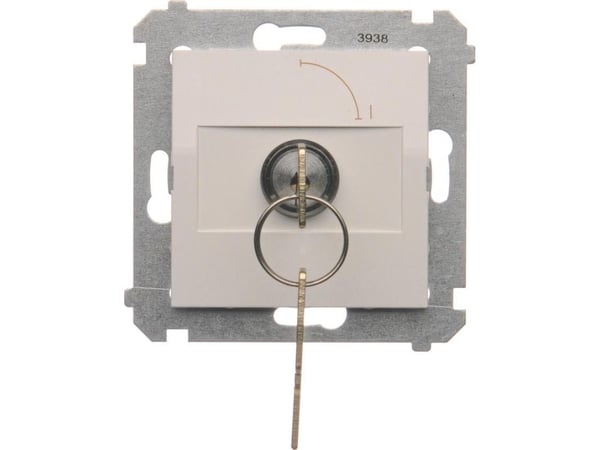 Kontakt-Simon DW1K.01/11, Muovi, Valkoinen, IP20, 250 V, 5 A, 75 mm