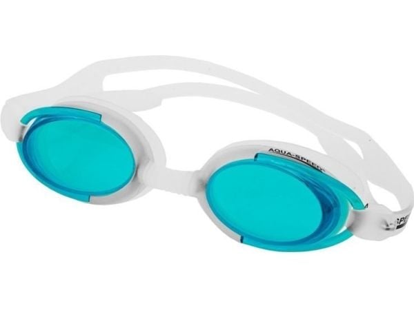 Aqua-Speed svømmebriller Malibu 29 hvit/blå (40083)