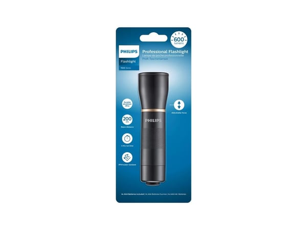 Philips SFL7001T/10, Push lommelygte, lajittelu, IPX4, LED, AAA, LR03