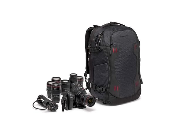 Manfrotto Pro Light Flexloader L - Ryggsekk for digitalfotokamera / camcorder / notebook - nylon, syntetisk tøy - svart