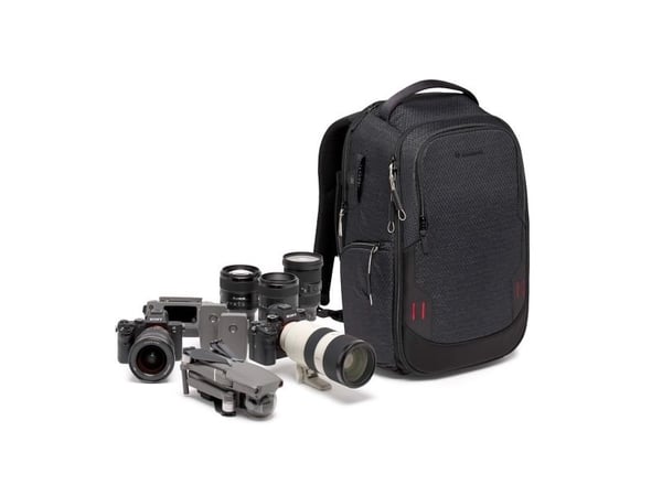 Manfrotto Pro Light Frontloader M - Ryggsekk for DSLR camera with lenses - Hypalon, syntetisk tøy, ripstop-nylon, vannbestandig stoff - svart