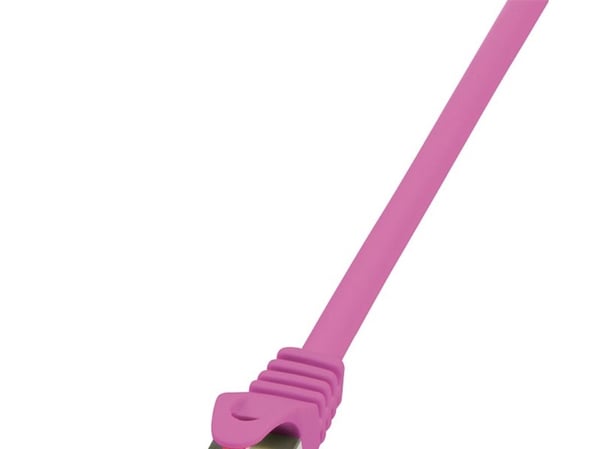 LogiLink PrimeLine - Liitäntäkaapeli - RJ-45 (han) til RJ-45 (han) - 1 m - SFTP, PiMF - CAT 6 - halogeenifri, knastfri - vaaleanpunainen väri