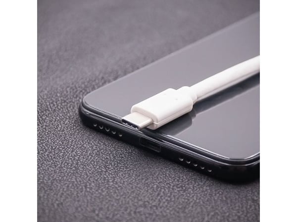 Qoltec - USB-kabel - USB-C (hann) til USB-C (hann) - USB 3.1 - 1 m - hvit