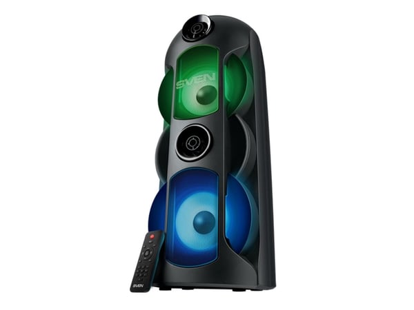 SVEN PS-720, 80 W, 45 - 22000 Hz, Ledning & Trådløs, Bærbar monohøyttaler, Sort, Rotasjon