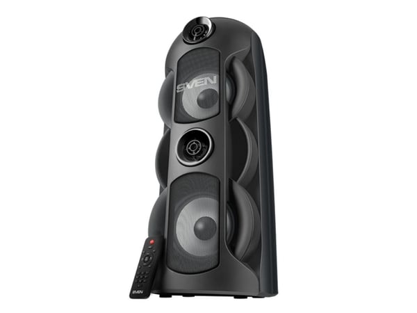 SVEN PS-720, 80 W, 45 - 22000 Hz, Ledning & Trådløs, Bærbar monohøyttaler, Sort, Rotasjon