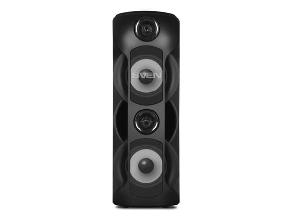 SVEN PS-720, 80 W, 45 - 22000 Hz, Ledning & Trådløs, Bærbar monohøyttaler, Sort, Rotasjon