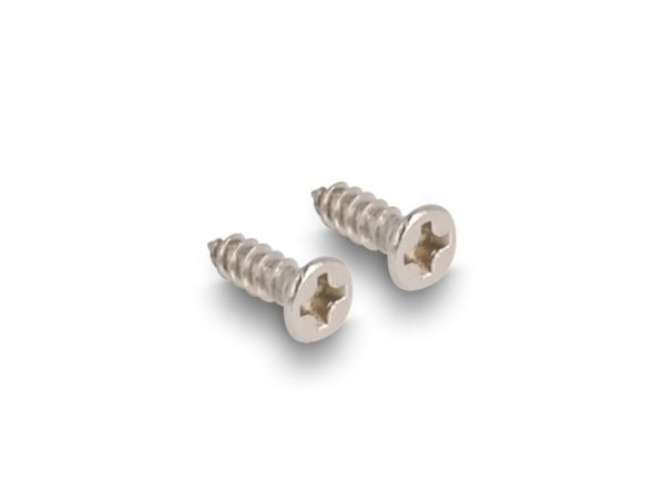 Delock - Keystone socket-outlet - RJ 45 - 2 nätverksuttag