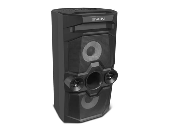 SVEN PS-650, 50 W, 45 - 22000 Hz, Ledning & Trådløs, Bærbar monohøyttaler, Sort, Rotasjon