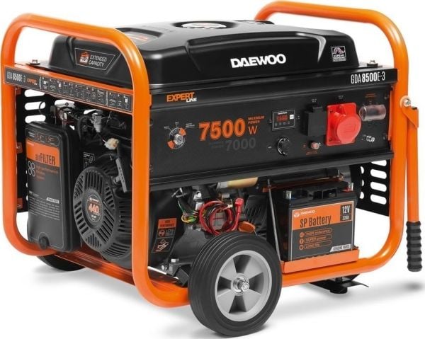 Daewoo GDA 8500E-3 7500W 3-fase generator