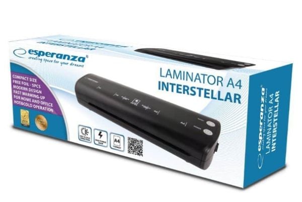 Esperanza Interstellar - Laminator - kall-/värmelaminator - påse - 23.8 cm